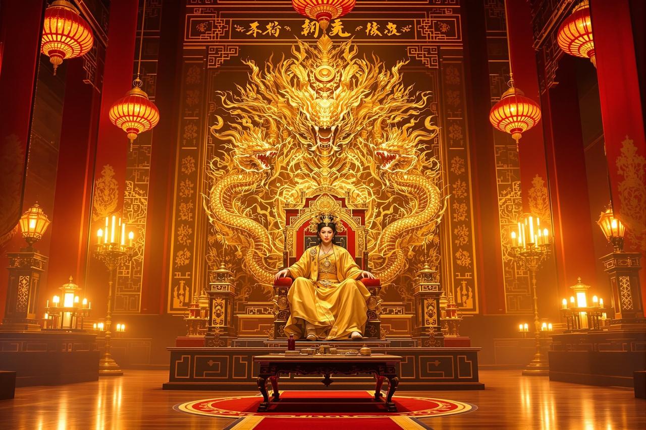 影视工场出品古装权谋剧《锦绣未央》华丽海报